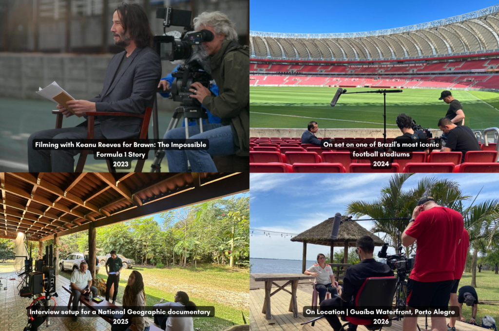 filming in Brazil